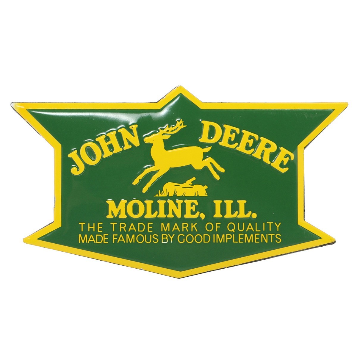 John Deere Badge Embossed Magnet - LP71672