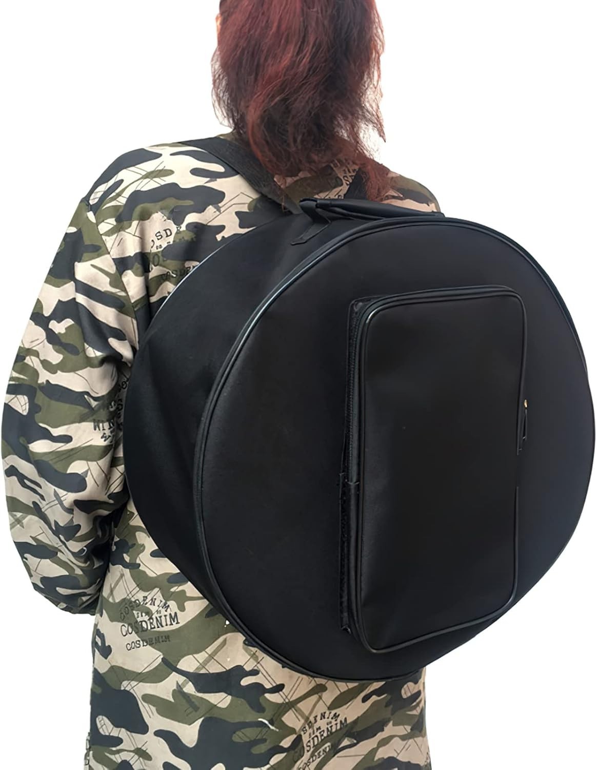 Portable Drum Case with Shoulder Strap and Carry Handles, Waterproof Dustproo...