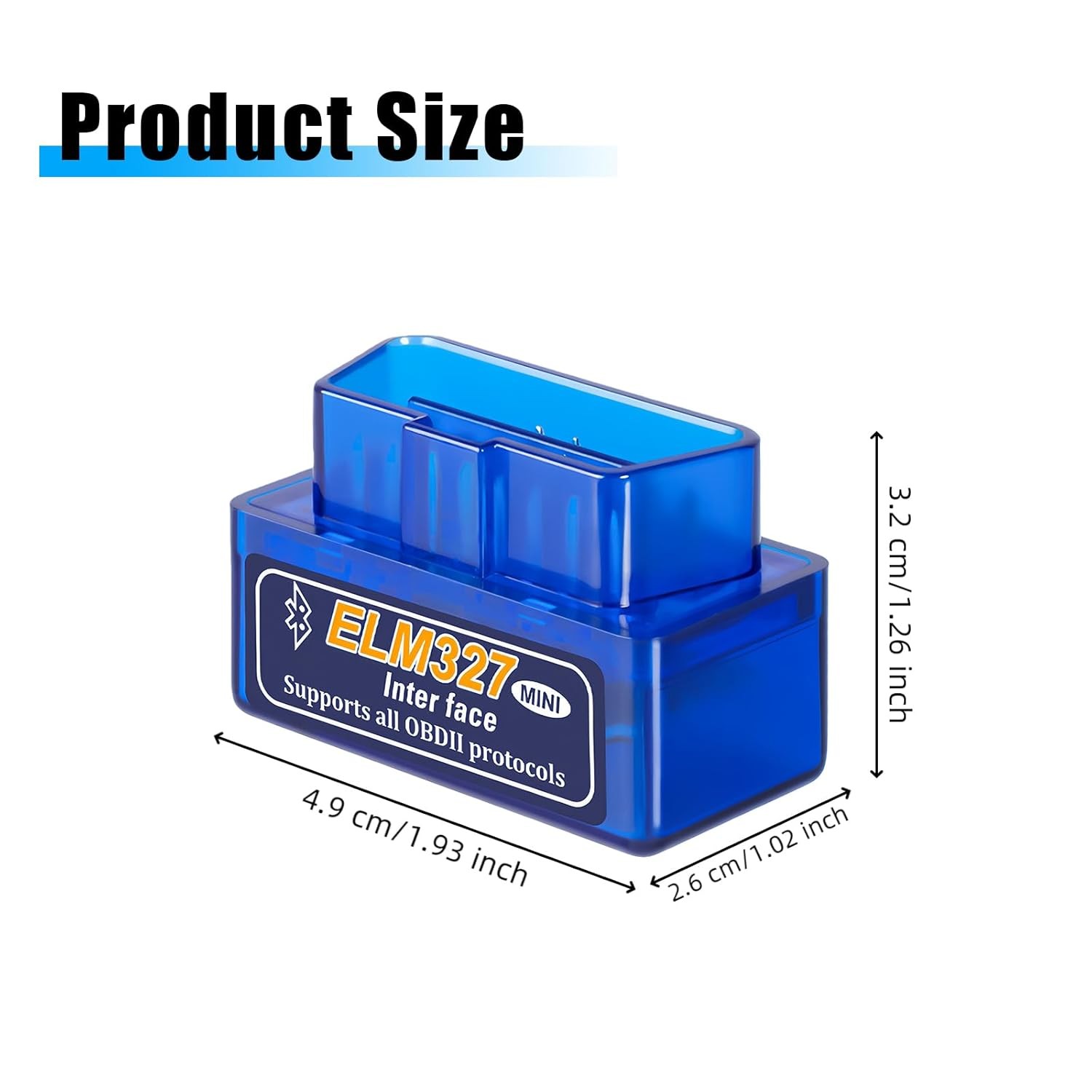 OBD2 Scanner Bluetooth ELM327 OBDII Car Code Reader Diagnostic Scan Tool