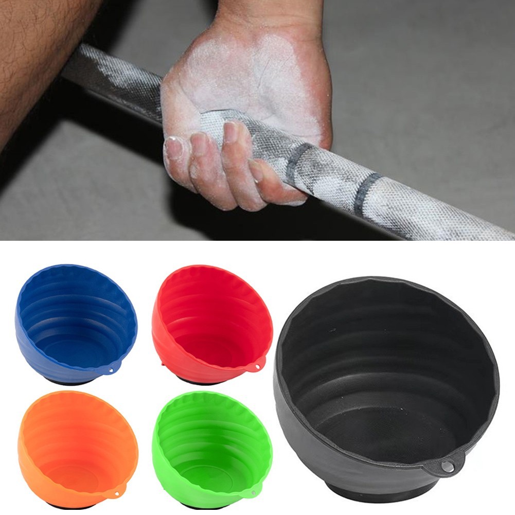 Chalk Storage Made Simple with Our Magnetic Suction For Gym Bowl Design