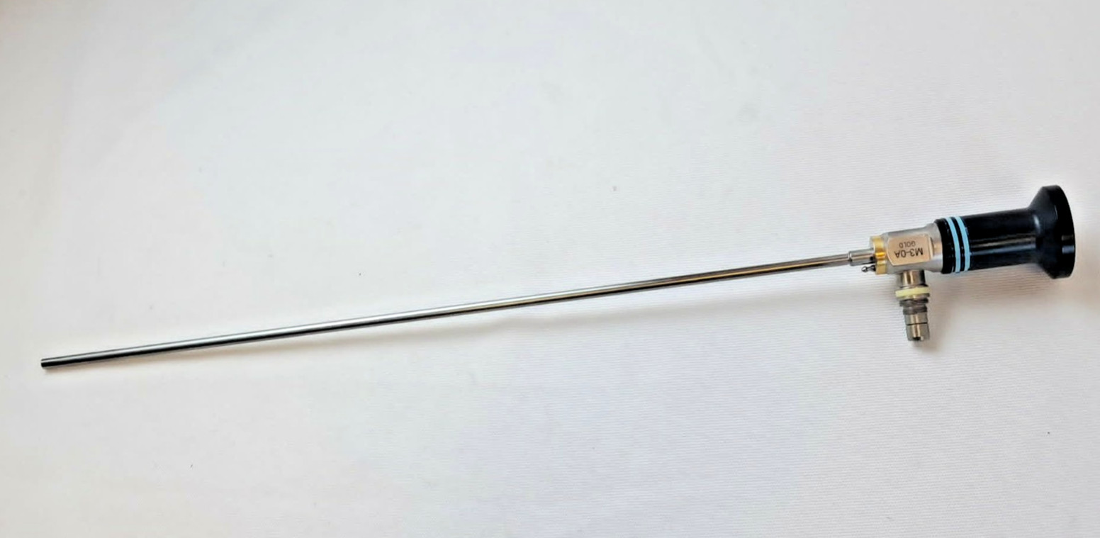 ACMI M3-0A Gold 4.0 mm 0º Autoclavable Rigid Cystoscope, 29 cm