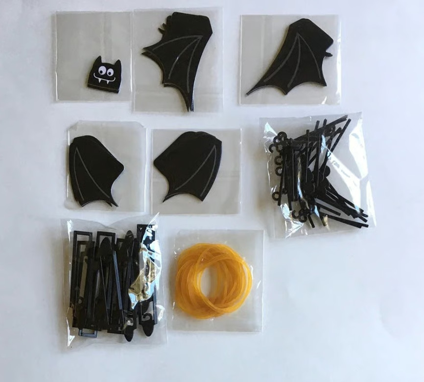 Diamond Press Bat Flyer Kit Halloween Interactive Stamp & Die Set Free Ship