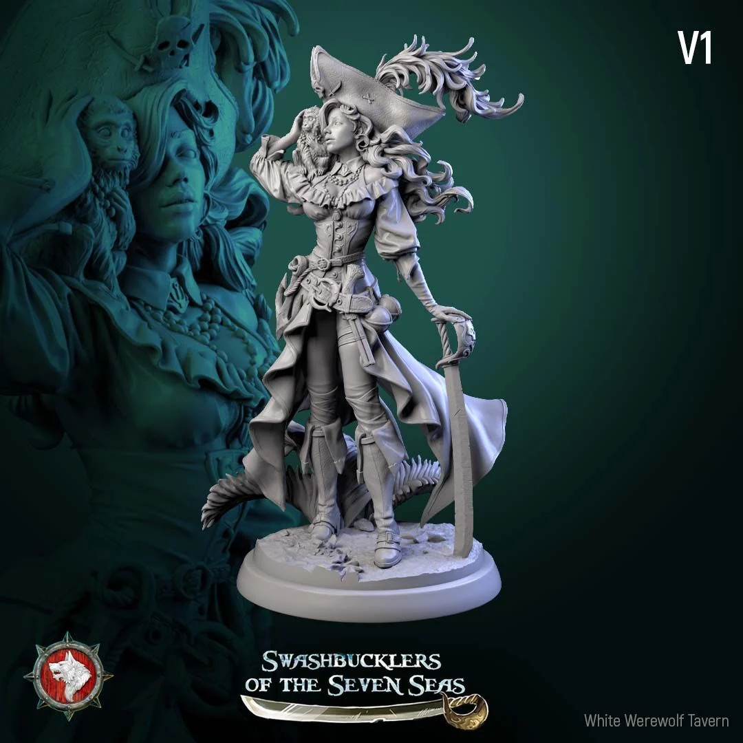Elisa Stormbreaker - Resin Tabletop Miniature