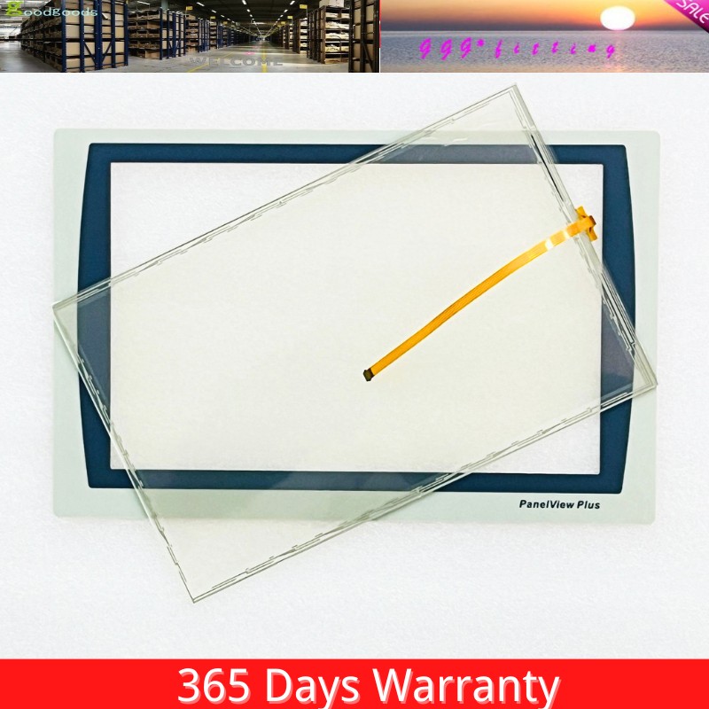 Touch Screen Panel Glass Digitizer PN-514959 Rev.8 MTI-15-68-003 + Overlay Film