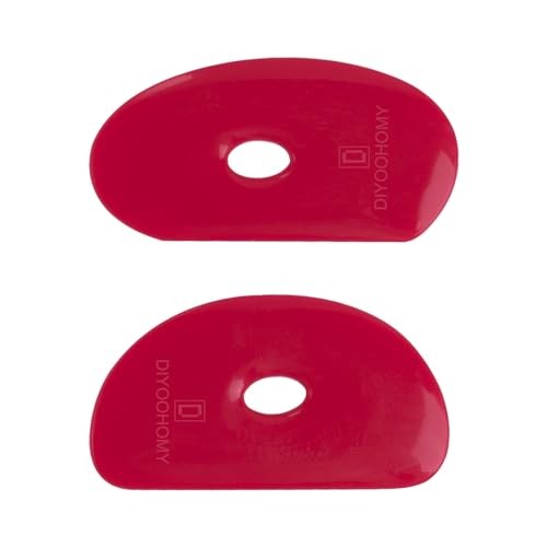 Red-2 Ceramic Ribs for Ceramic Tools - Soft Silicone - Ceramic - Sizes 2-4
