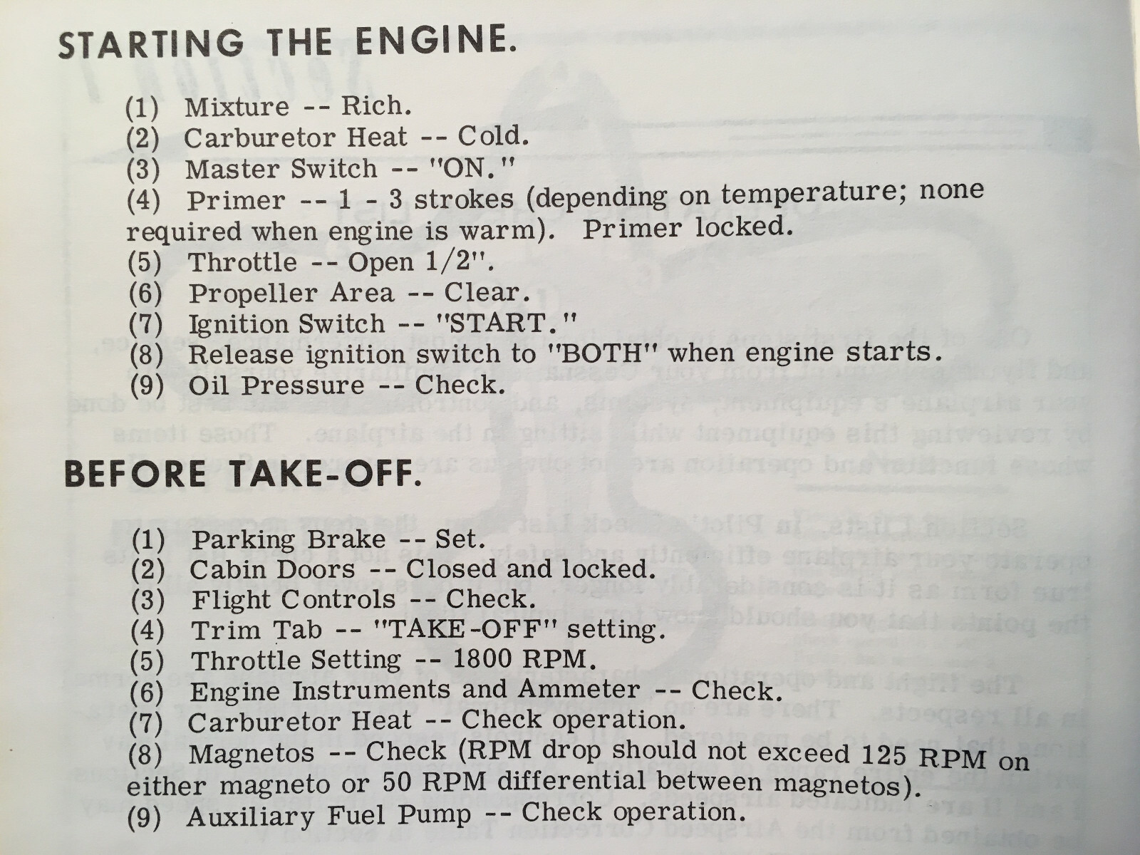 1969 Cessna 177 Cardinal Owner's Manual