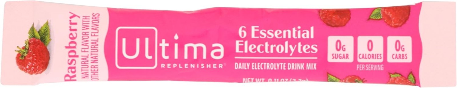 Raspberry Electrolyte Drink Mix Single, 0.11 OZ