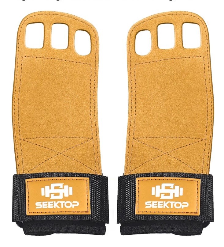 Premium Leather Cross Training and Gymnastics Hand Grips - Medium - NEW