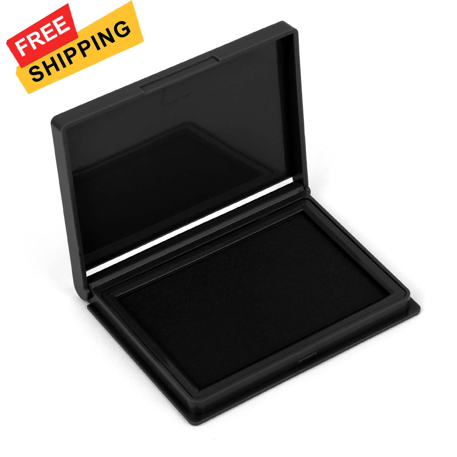 Black Stamp Pad, 4 x 2.5 Inch Premium Quality Ink Pad for 4" x 2.5",