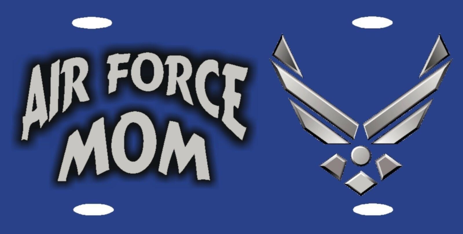 United States Air Force Mom Military Logo License Plate 12"x6" QUALITY ALUMINUM