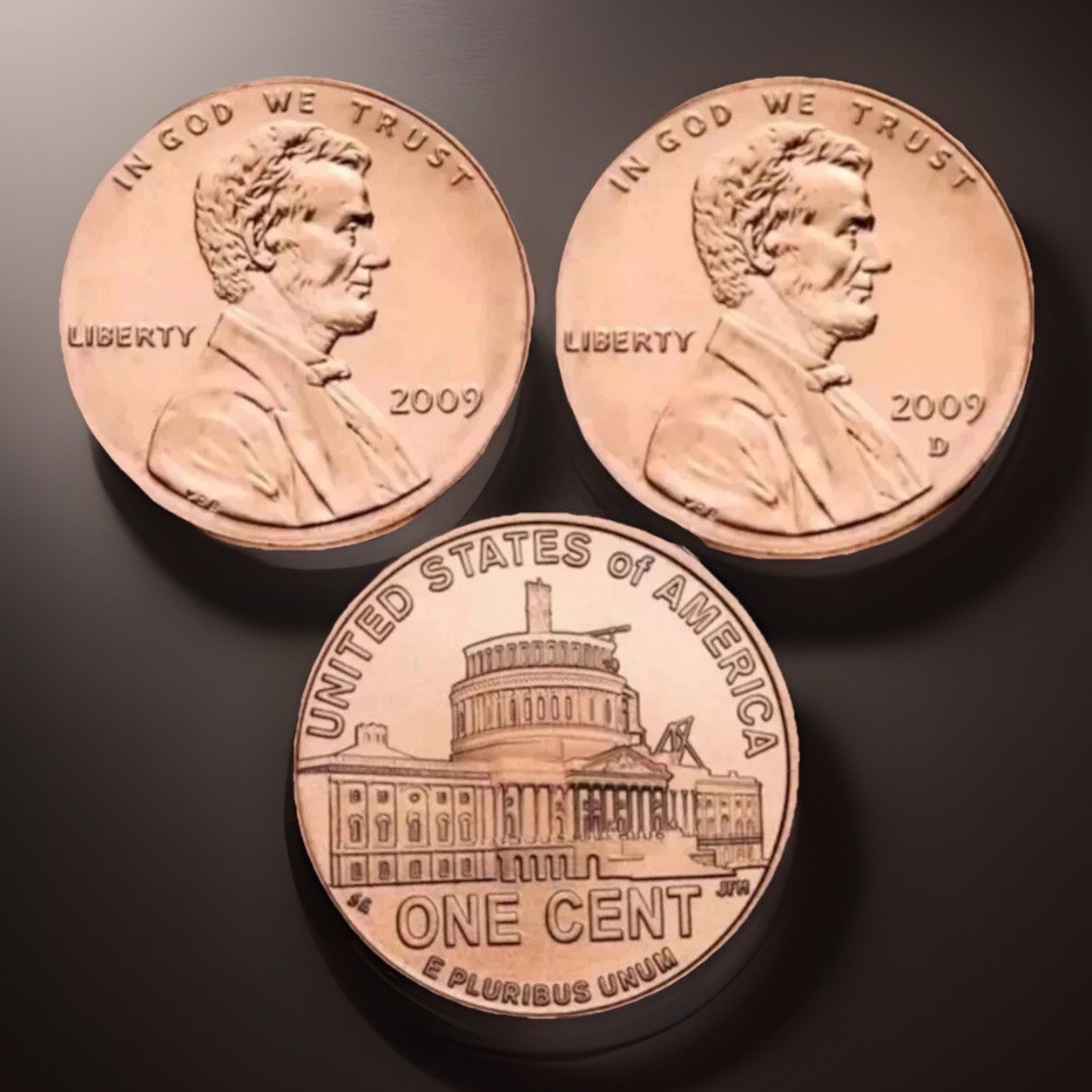 2009-P&D Lincoln Cent Presidency (2) Penny Set BRILLIANT UNC  FAST SHIPPING