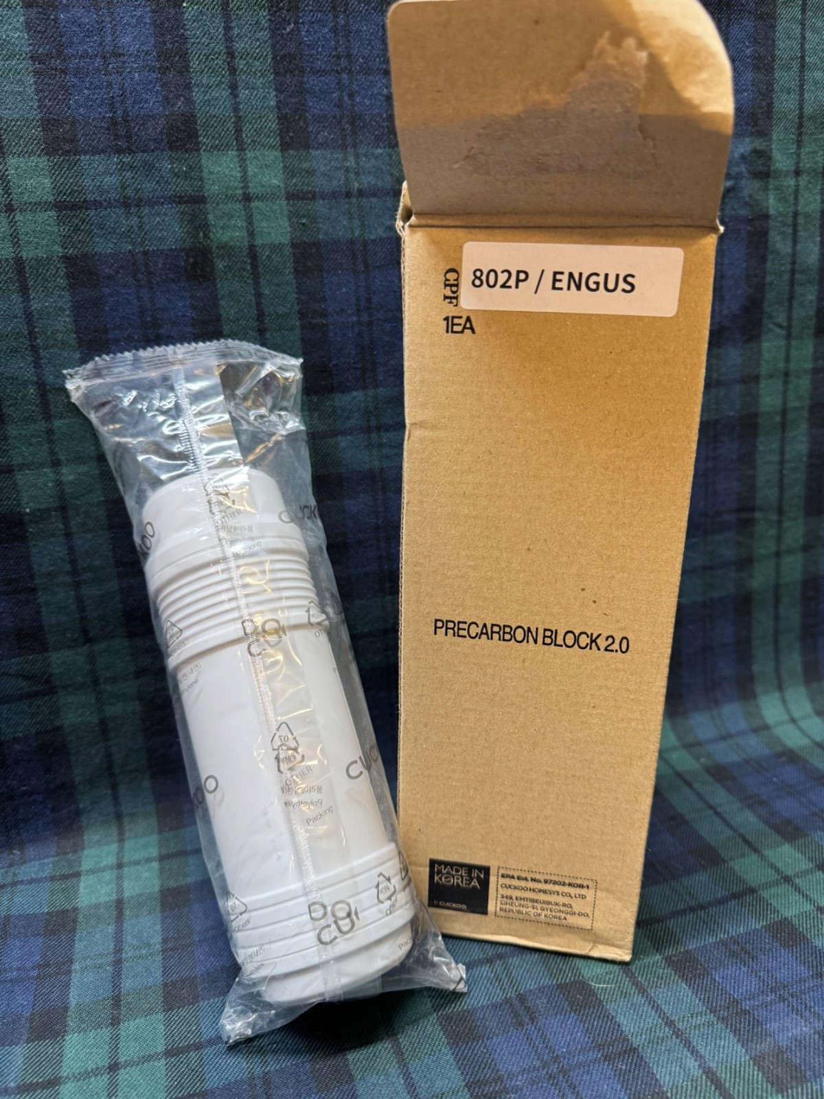 CUCKOO Precarbon Block 2.0 Replacement Filter For CP-M CPF802P/ENGUS