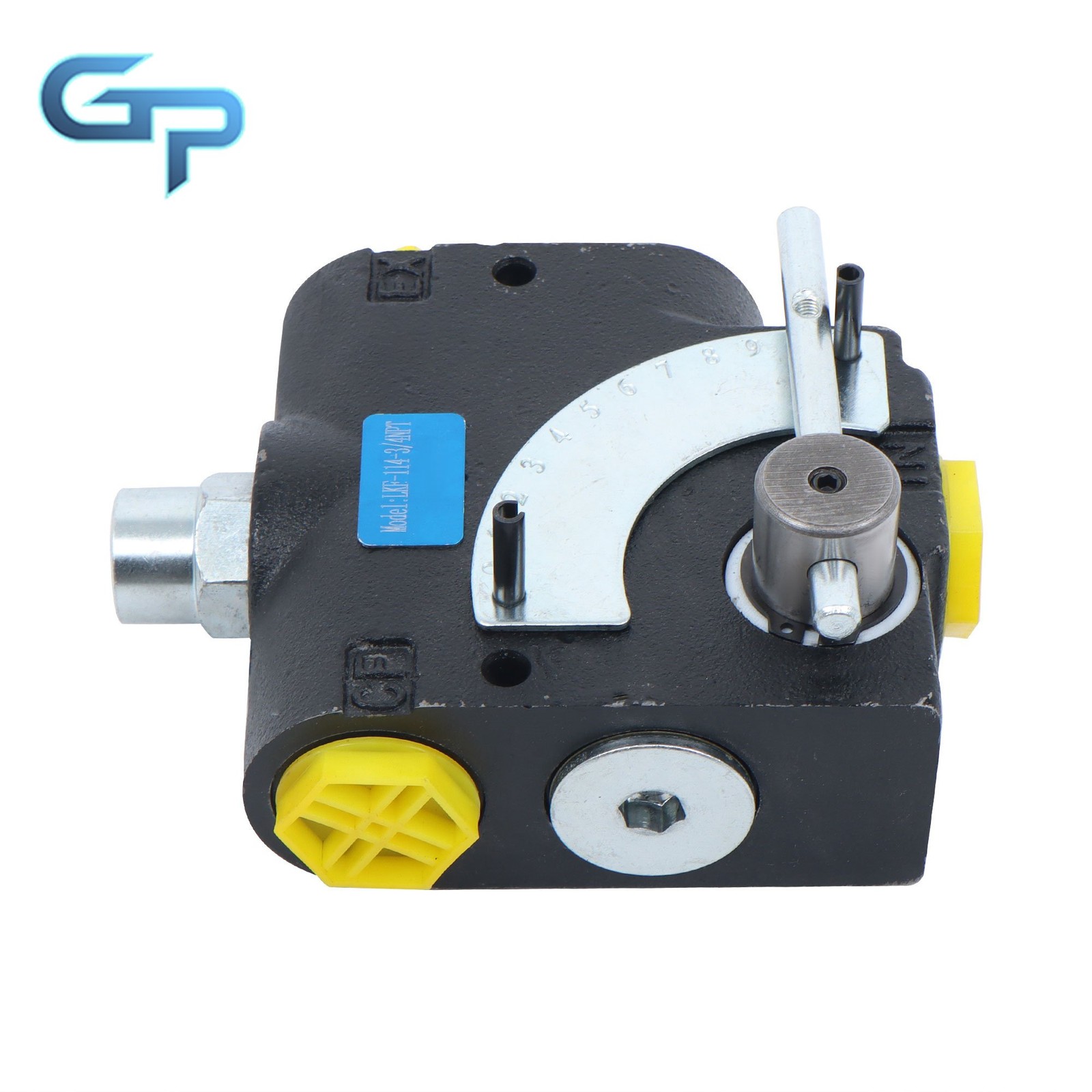 0-30GPM 3/4" NPT Hydraulic Adjustable Variable Flow Control Valve w/ Relief