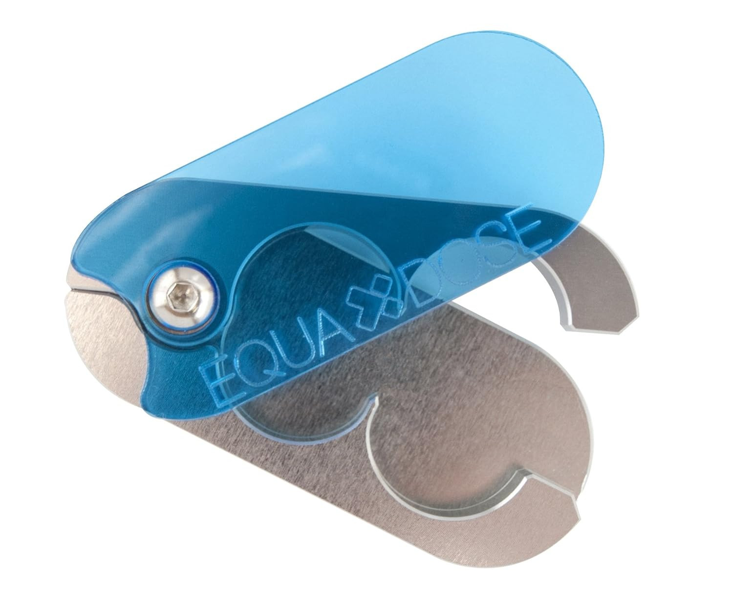 Pill Splitter with Precision Aluminum Blades, Safely and Cleanly Cuts Small and