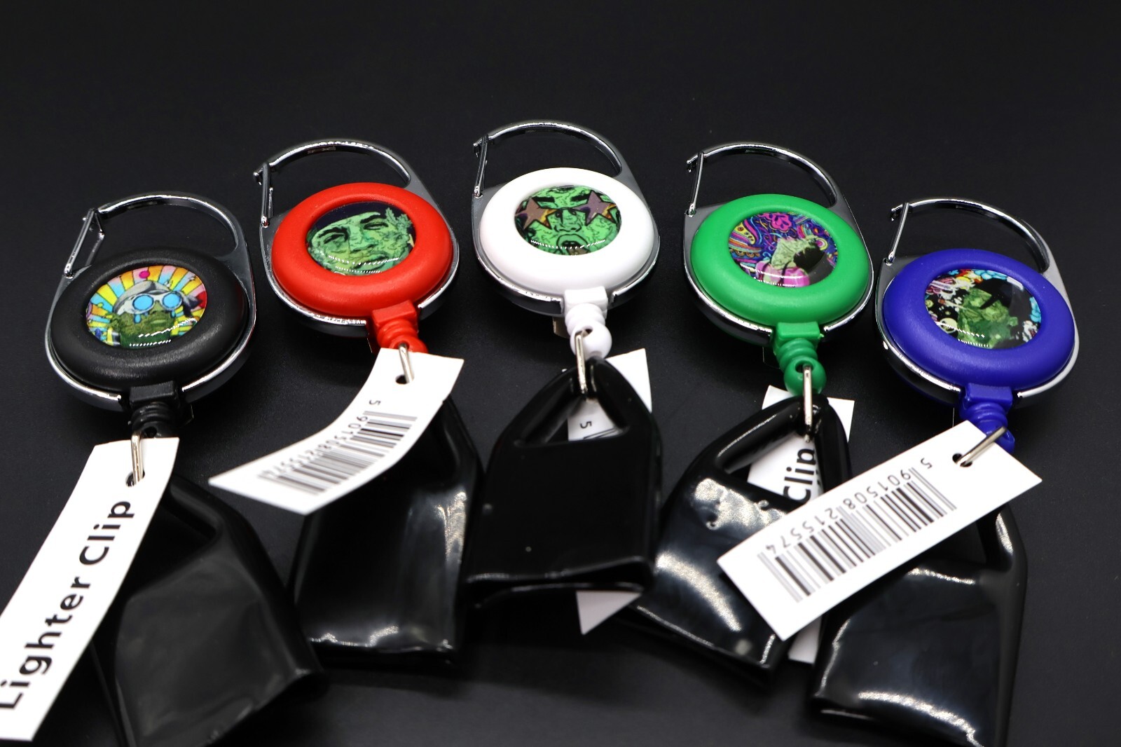 "5x Leashes Lighter Leash w/ premium Clip | Assorted Colors | Handy