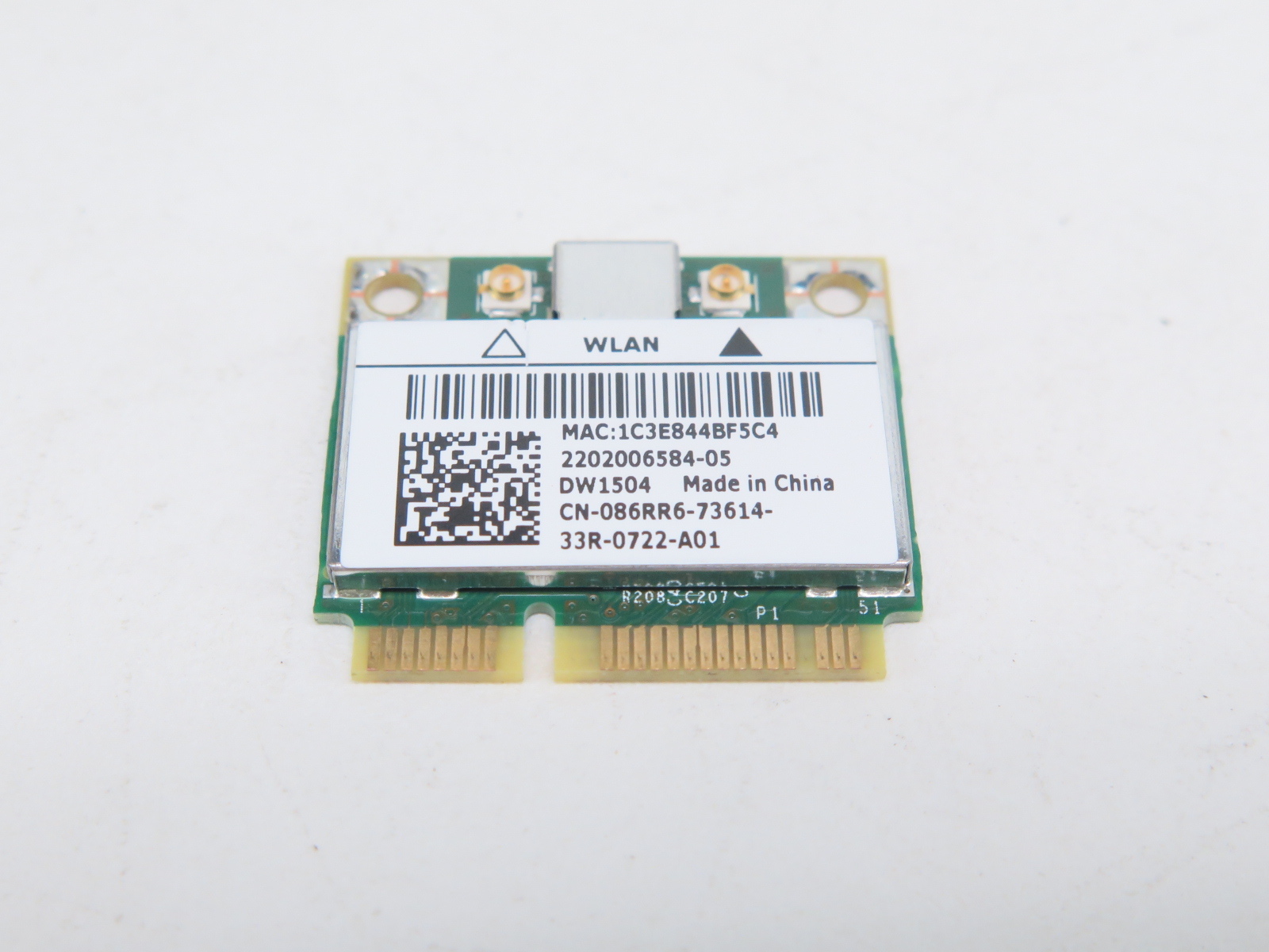 Lot of 16 BROADCOM BCM94313HMG2L DW1504  WIRELESS N CARD MINICARD BRCM1050