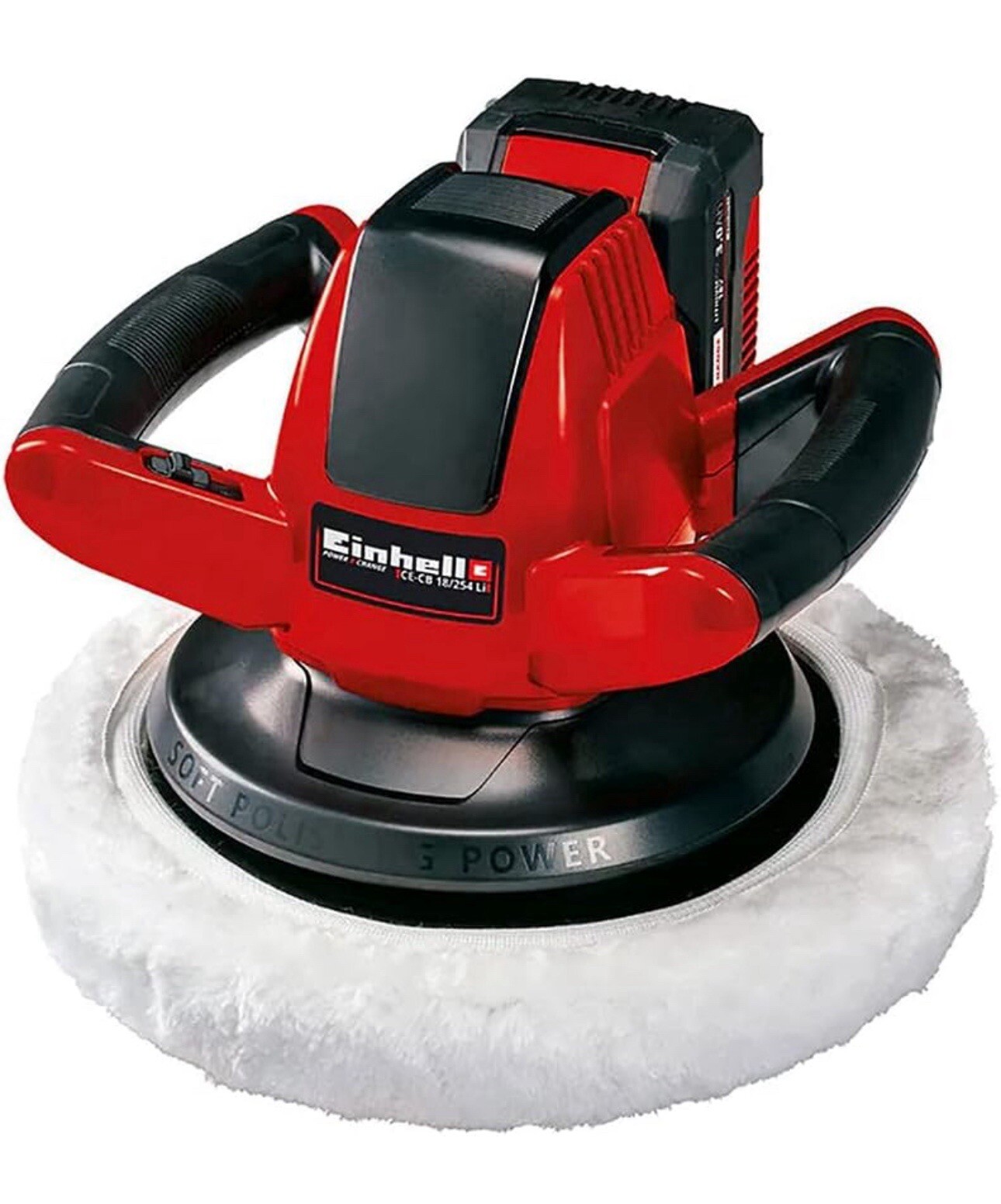 Einhell CE CB Power X-Change 18V Cordless 10 Inch Random Orbit Buffer Polisher