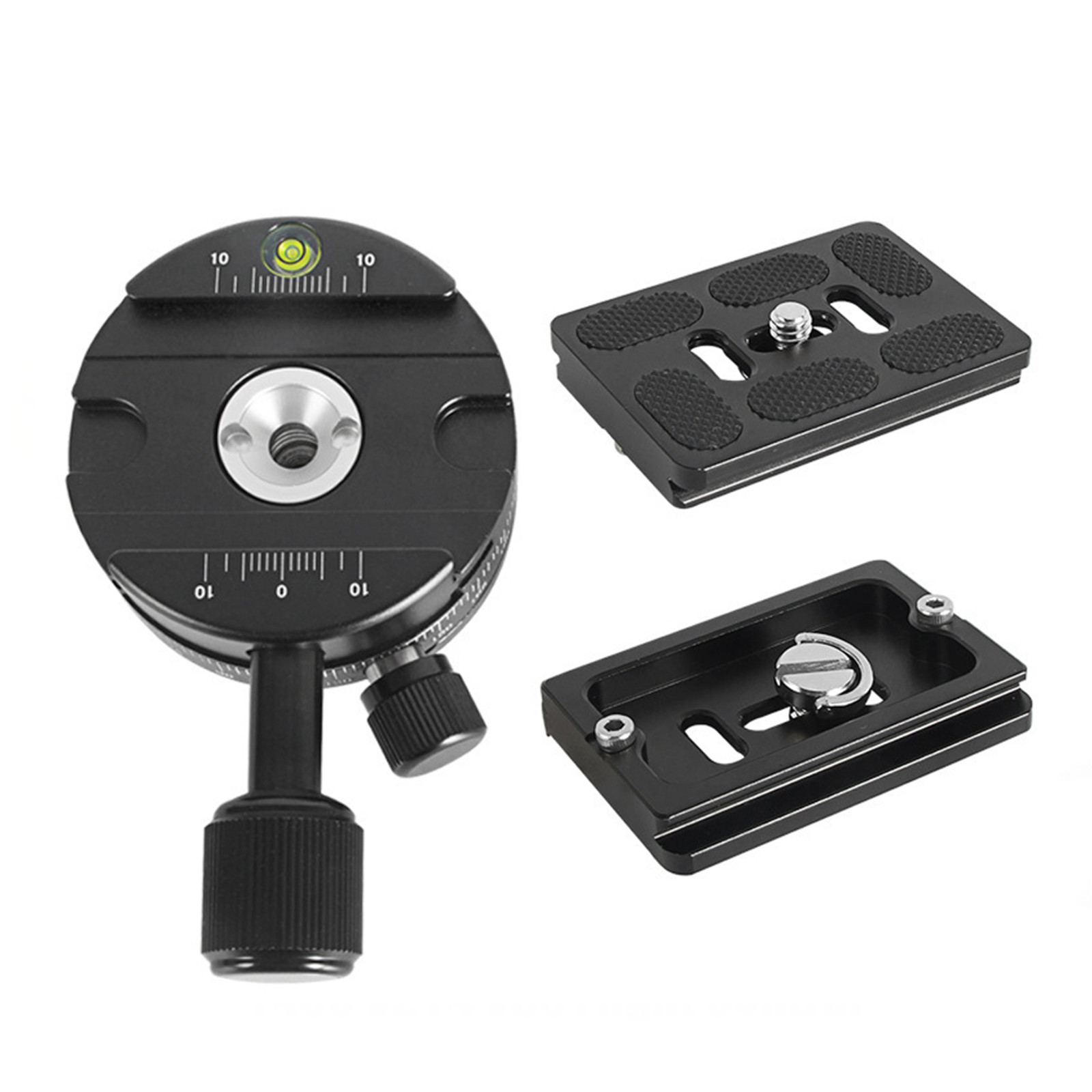 360° Panorama Quick Release Plate Clamp with Quick Release Plate for DSLR Camera