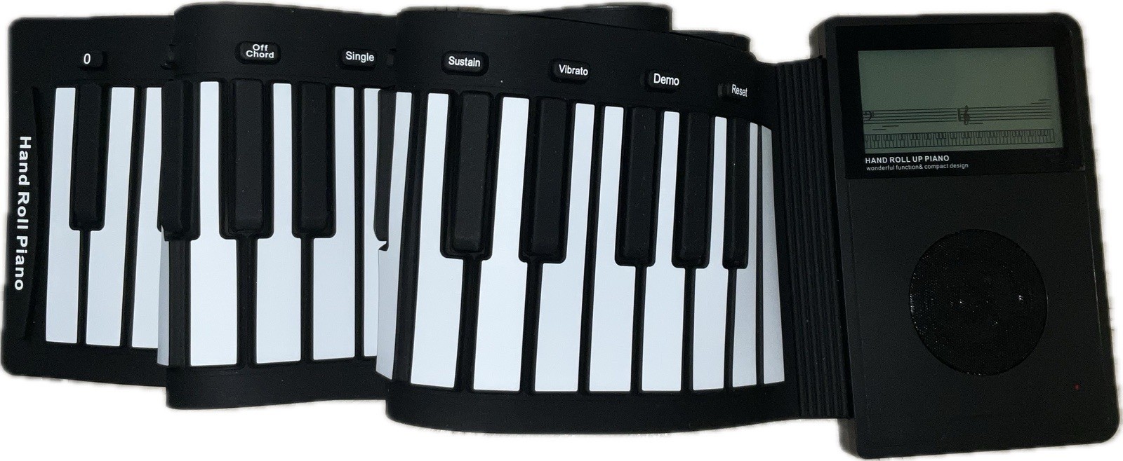 Surnuo Portable Roll Up 88 Keys Piano Keyboard with LCD Display Open Box