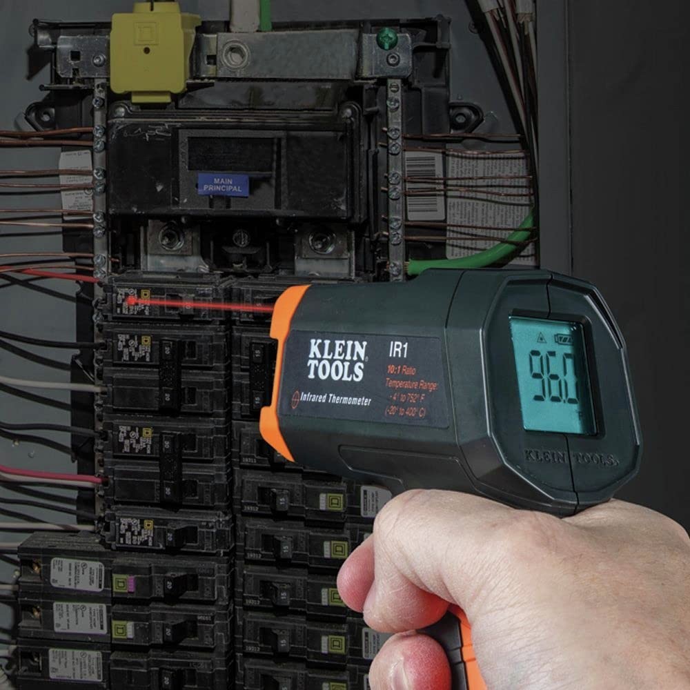 Laser Targeting Digital Thermometer with Durable Design - Covers Wide Temp Range