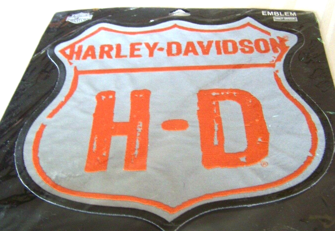 Harley Davidson Glow In Dark Back Patch Motorcycle HD Emblem 10” New