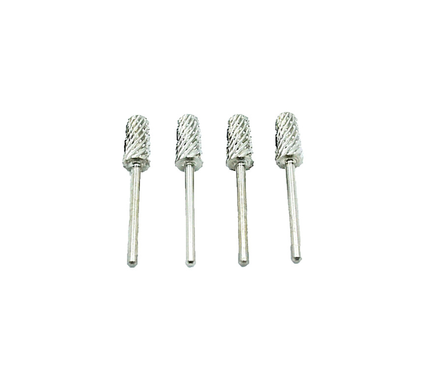 Startool Acrylic Nail Drill 3/32" ST3X 3X Coarse ( 3-in-1) Silver *( 4 Pieces )