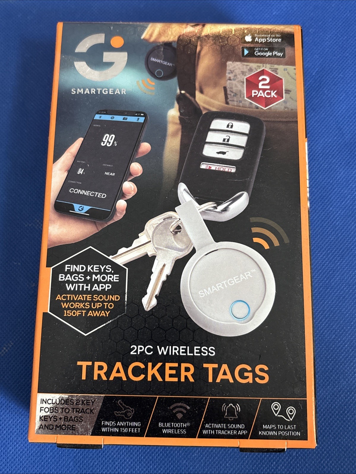 Smart Gear 2 piece Wireless Tracker Tags