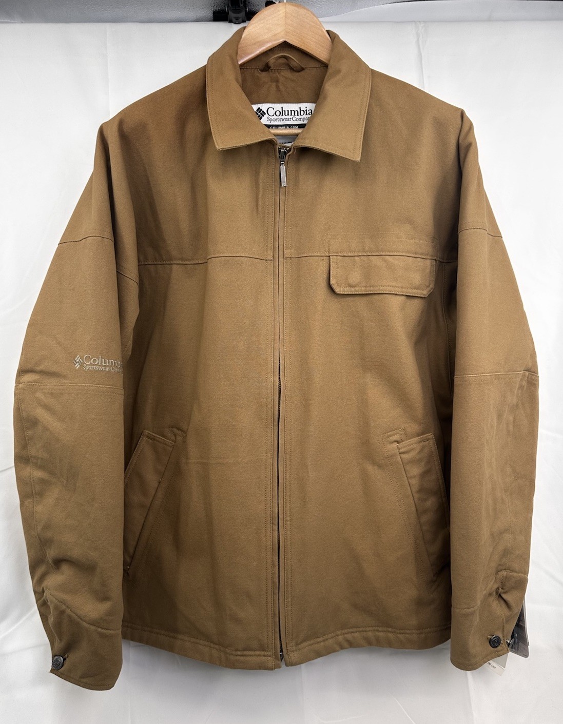 Columbia Men’s City Vista Parka New Vintage Rare L Jacket Brown Insulated 2004