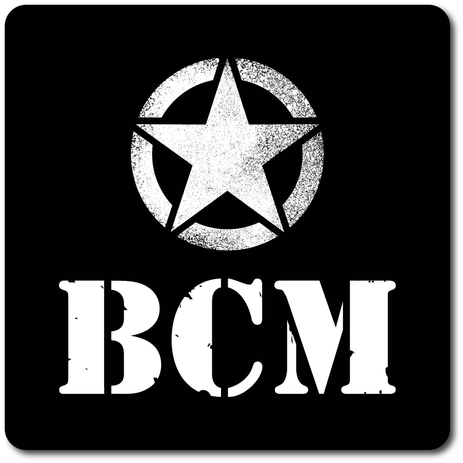 BCM BRAVO COMPANY MANUFACTURING 18in x 18in ALUMINUM SIGN GUN ROOM MAN CAVE