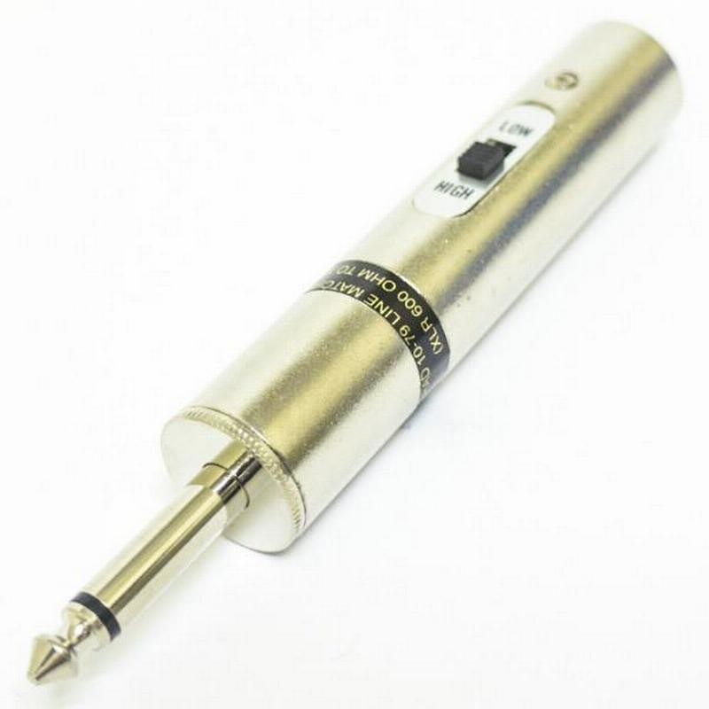 Line Transformer .25in M to XLR M