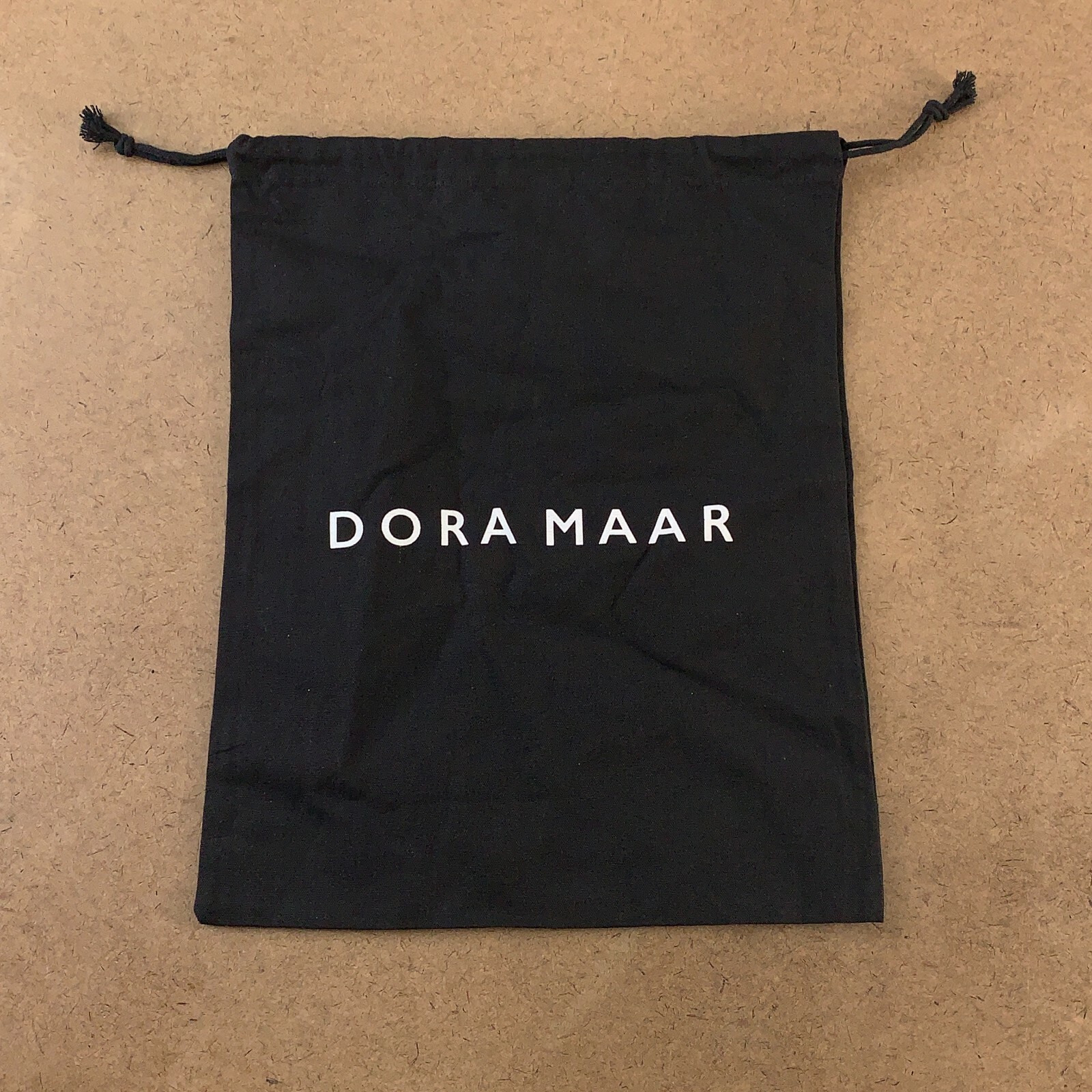 Black Dora Maar Drawstring Dust Bag New