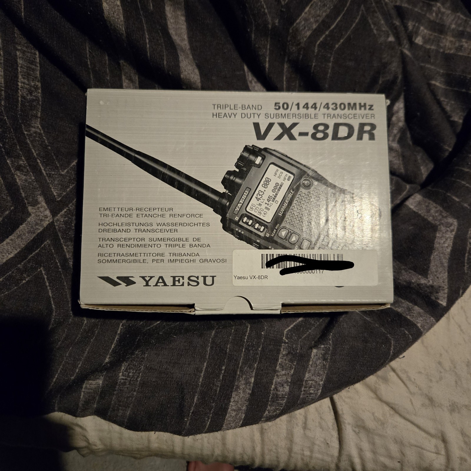 Yaesu VX-8DR Submersible FM Tri Band 50/144/430MHz Handheld Ham Transceiver New