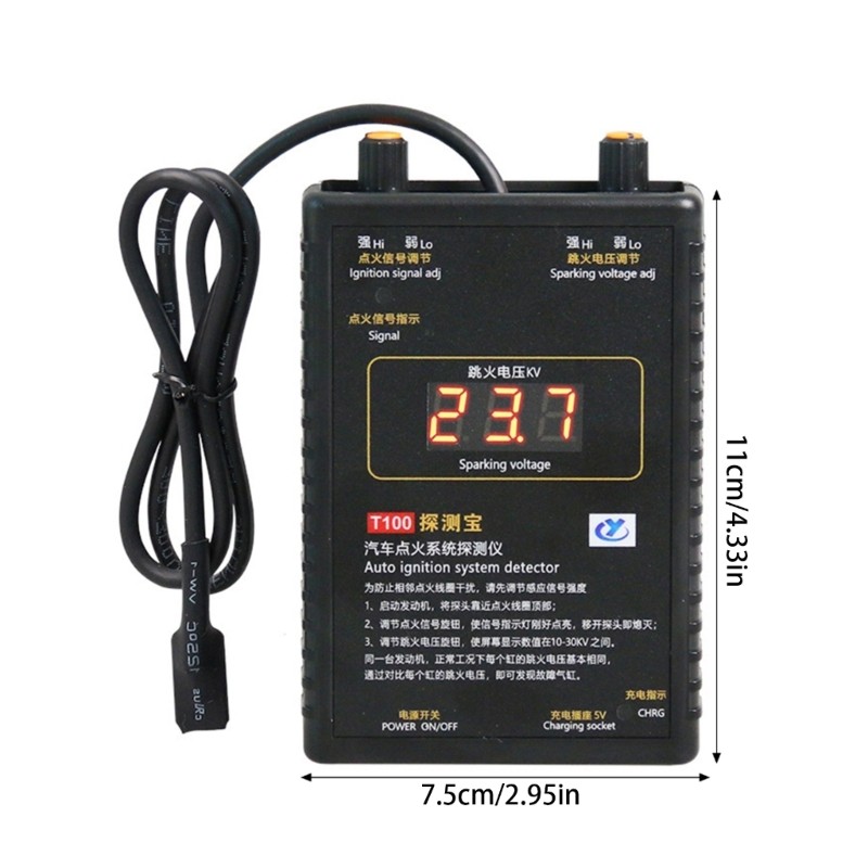Ignition Systems Diagnostic Tool Vehicle Engine Coils and Signal Tester Analysis