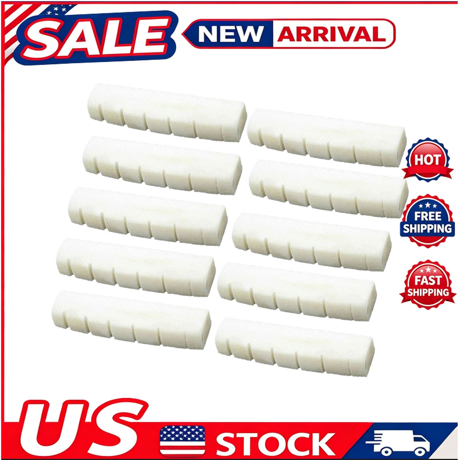 10x Guitar Nut  Slotted 43MM For Gibson Les Paul Epiphone or Similar