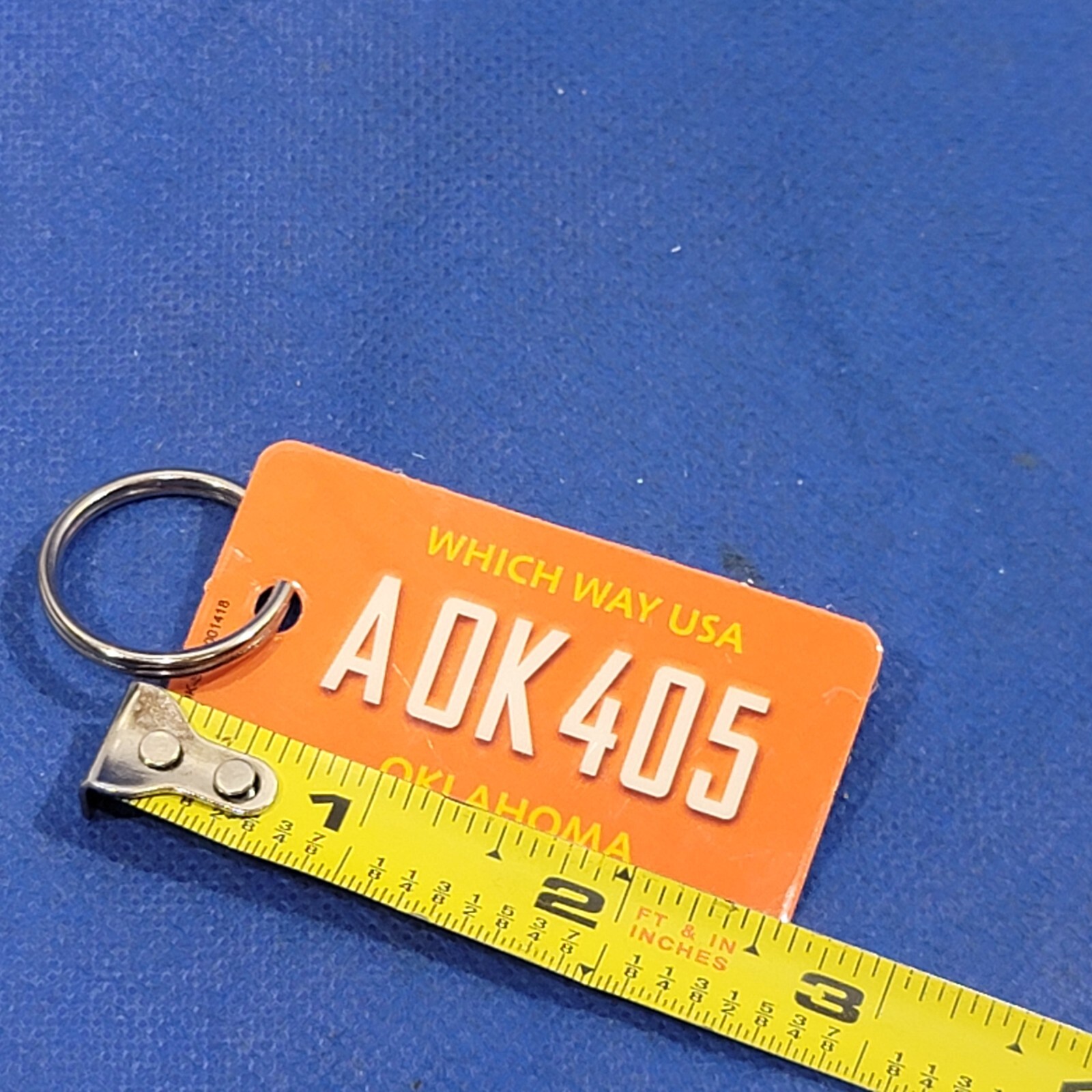 Oaklahoma Collectable Keychain Keyring Plastic