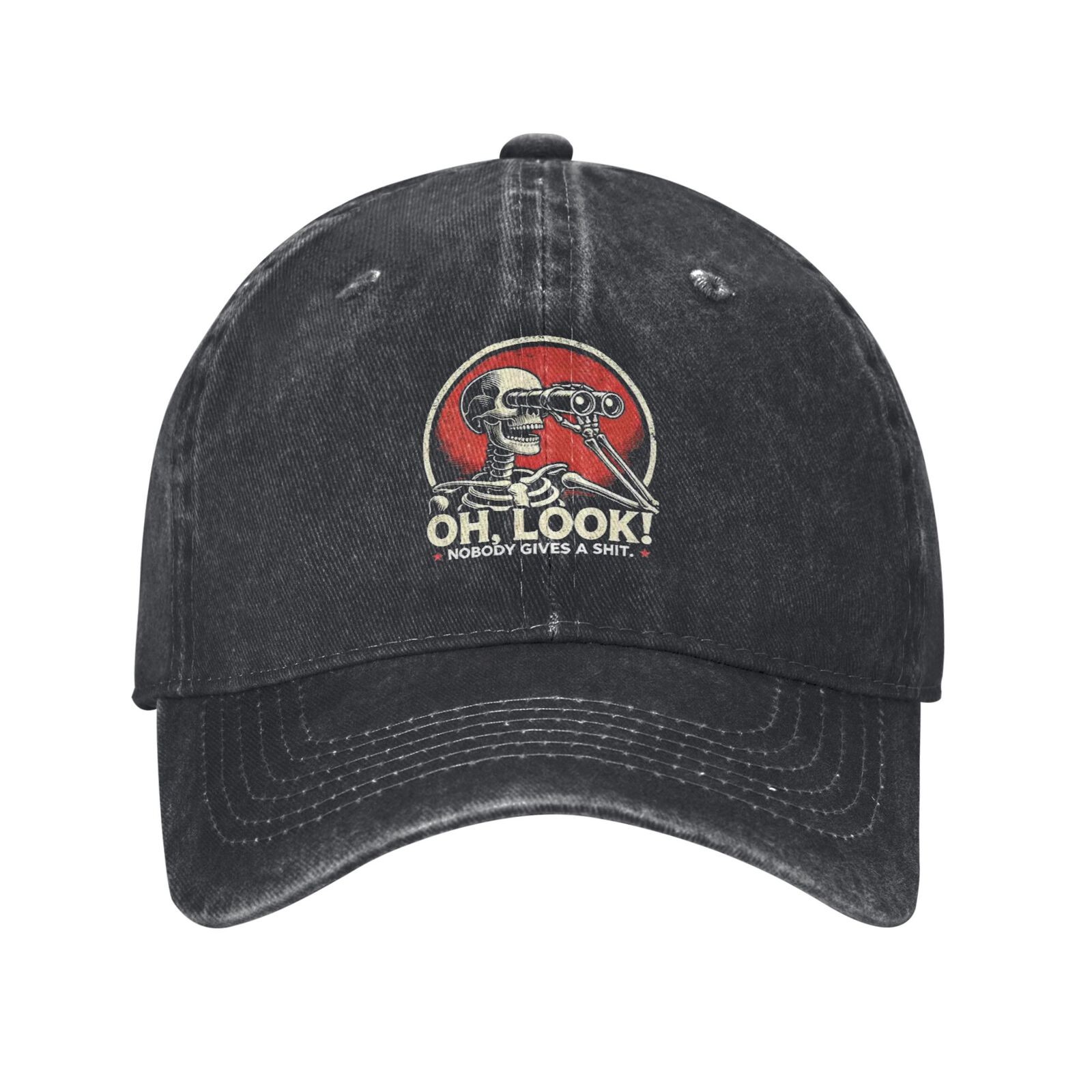 OH LOOK Unisex Adjustable Baseball Cap Unconstructed Soft Washed Hat Sun Hat