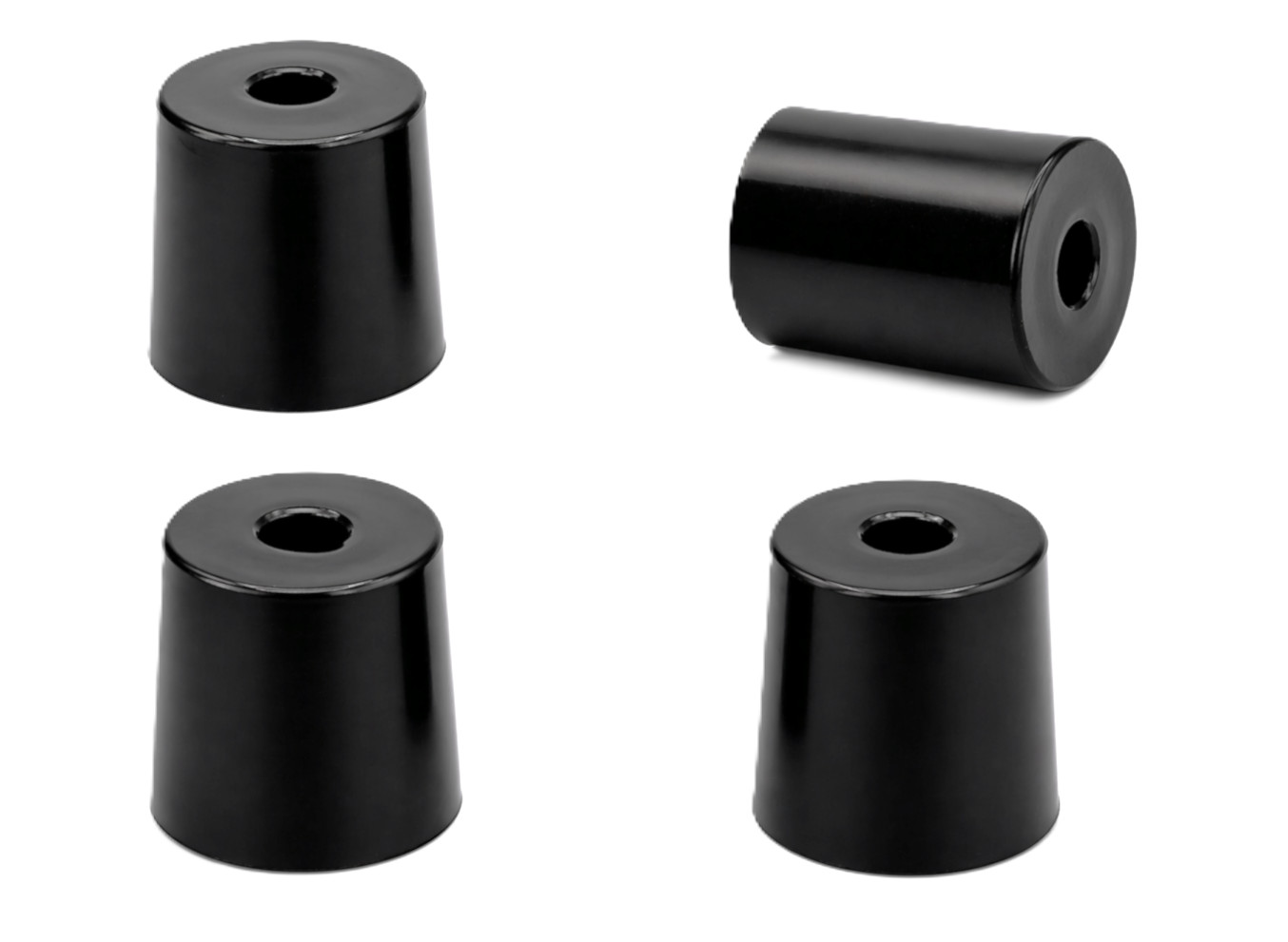 1-1/4" Diameter x 1-1/4" Tall Rubber Feet Equipment Enclosures Control Panels