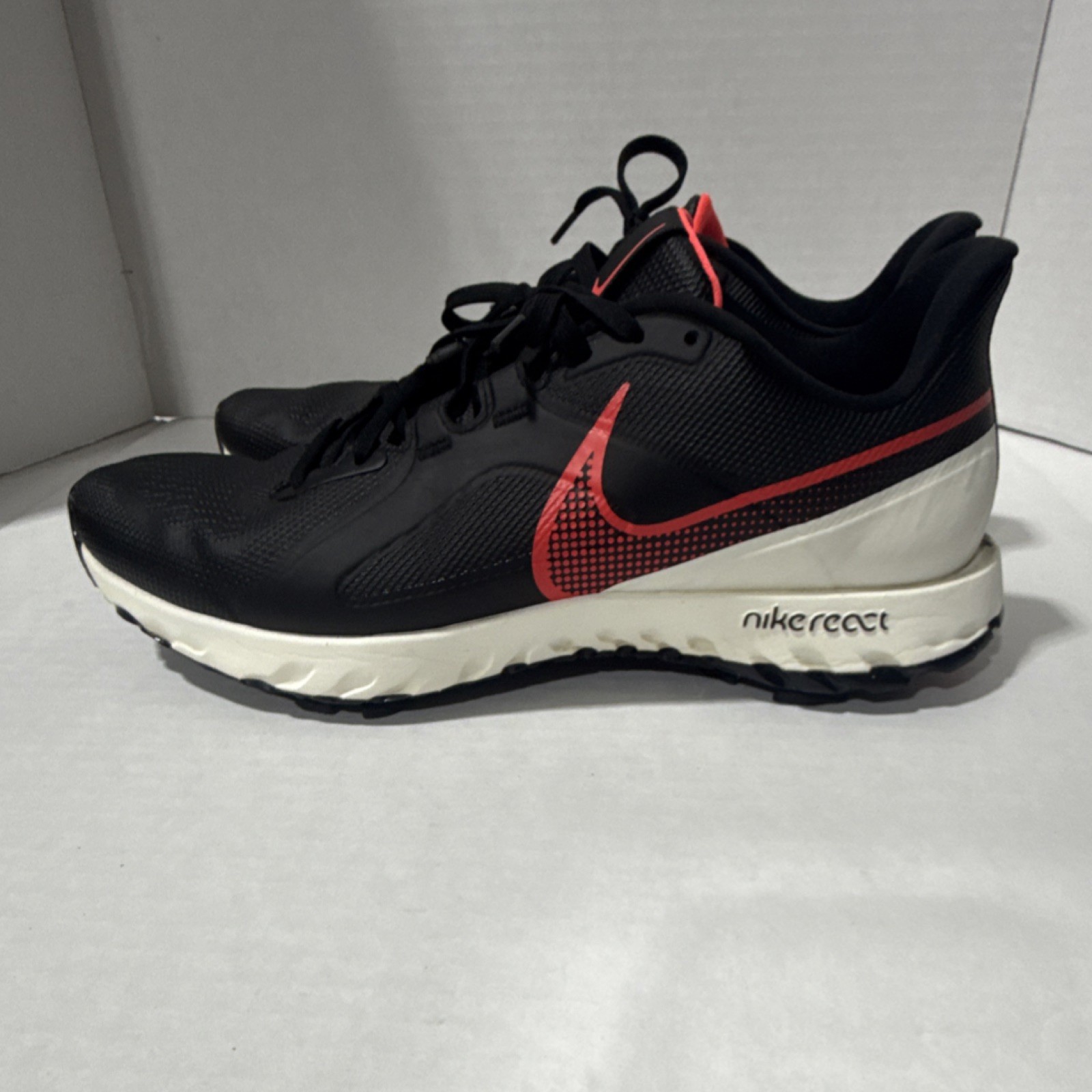 Nike React Infinity Pro Men's Golf Shoes CT6620-002 Black/Sail Crimson Size 11.5