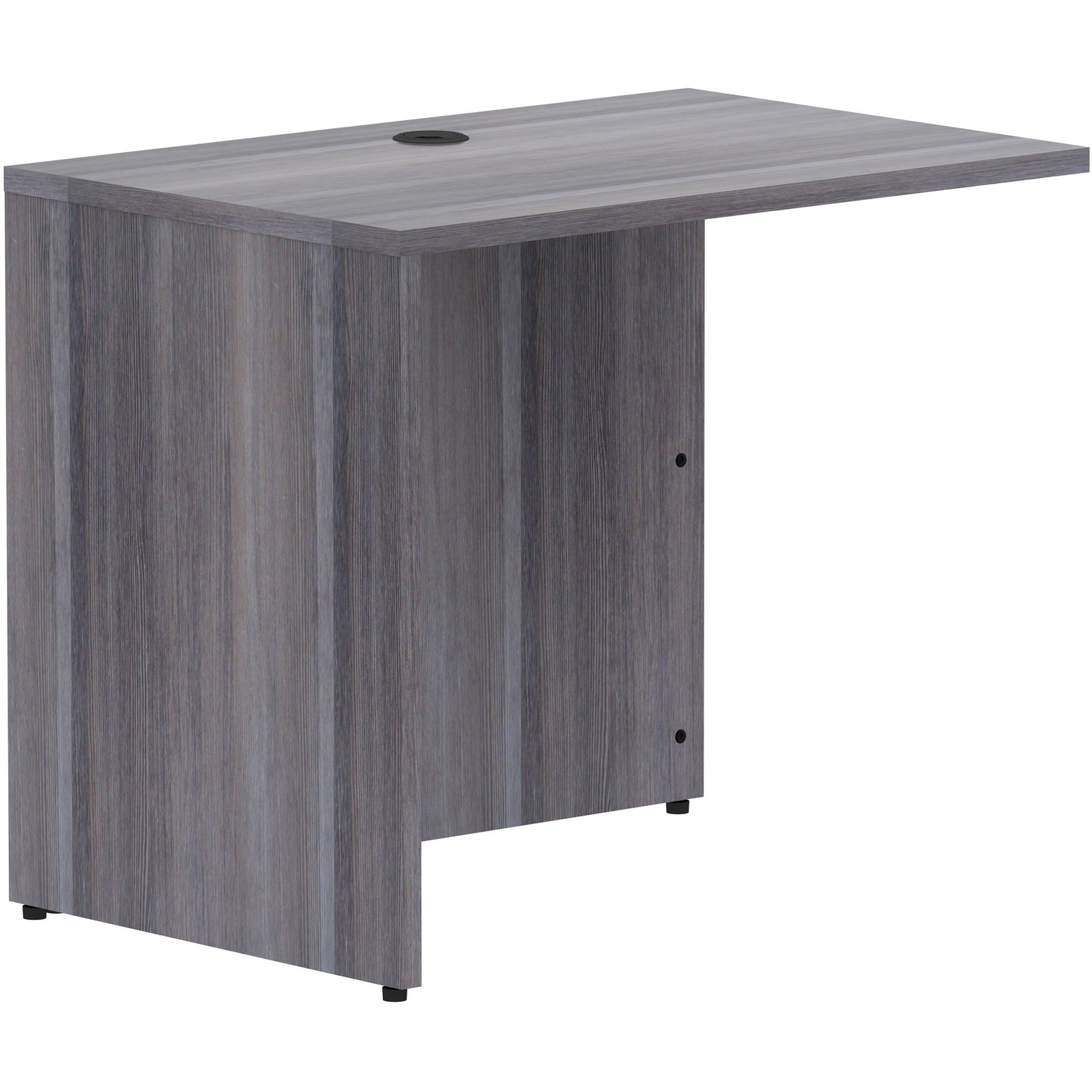 Lorell Weathered Charcoal Laminate Desking (llr-69594) (llr69594)