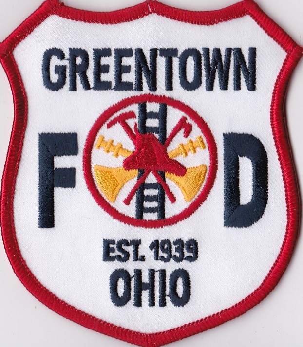 Greentown Fire Dept. OH Firefighter Patch NEW!!