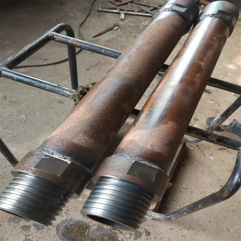 20 Sets Drill Pipe Joints Spiral Drill Rod Stem Water Well Drilling Connectors