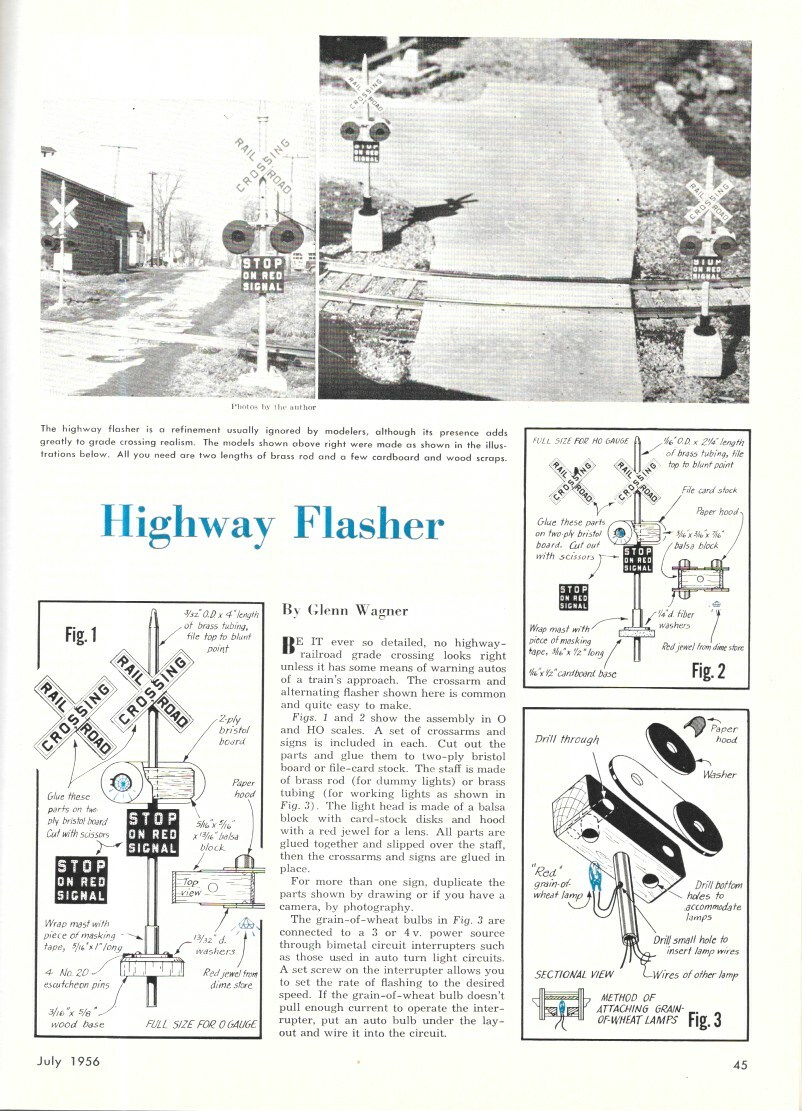 Model Railroader July 1956 General Store Post Office Lifetime Layout Motor Tools