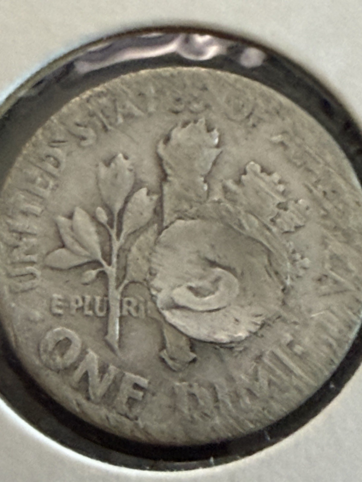 1947 Roosevelt Dime Struck Obverse **Very Rare**