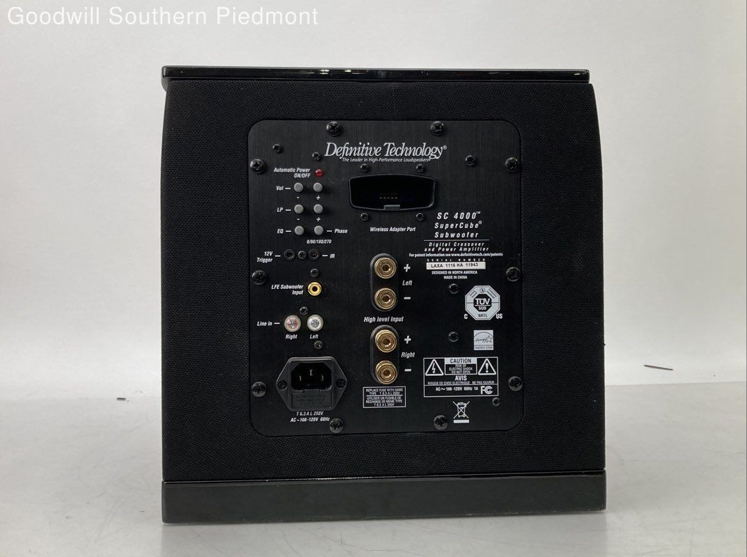 Definitive Technology SC 4000 SuperCube Subwoofer - Tested