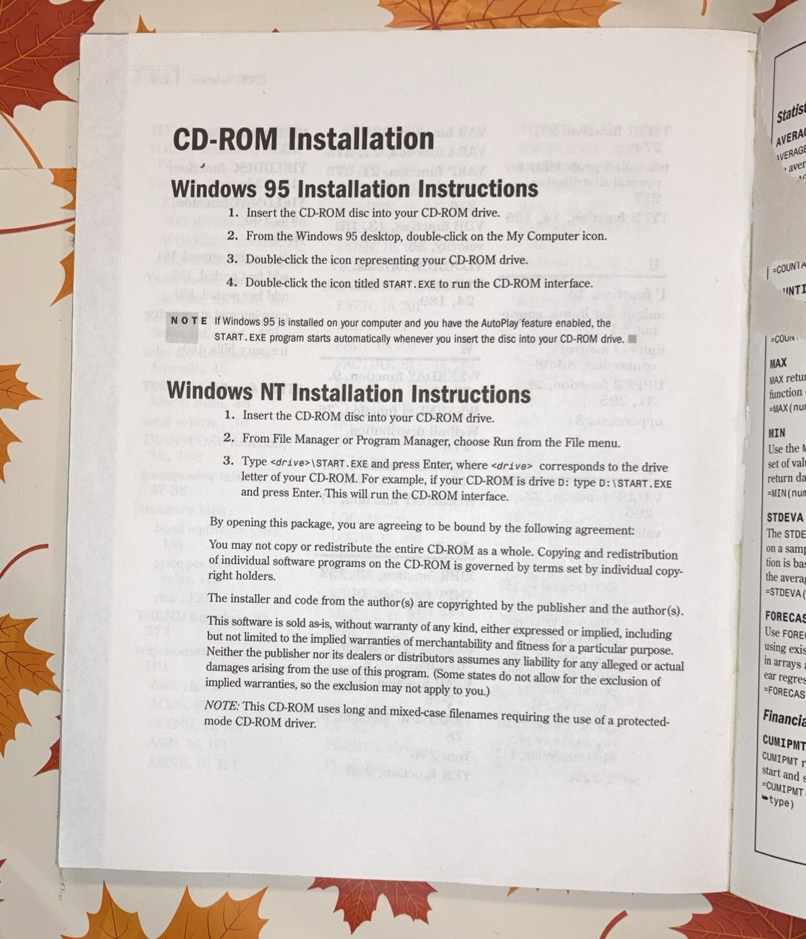 Microsoft Excel 2000 Functions In Practice With CD