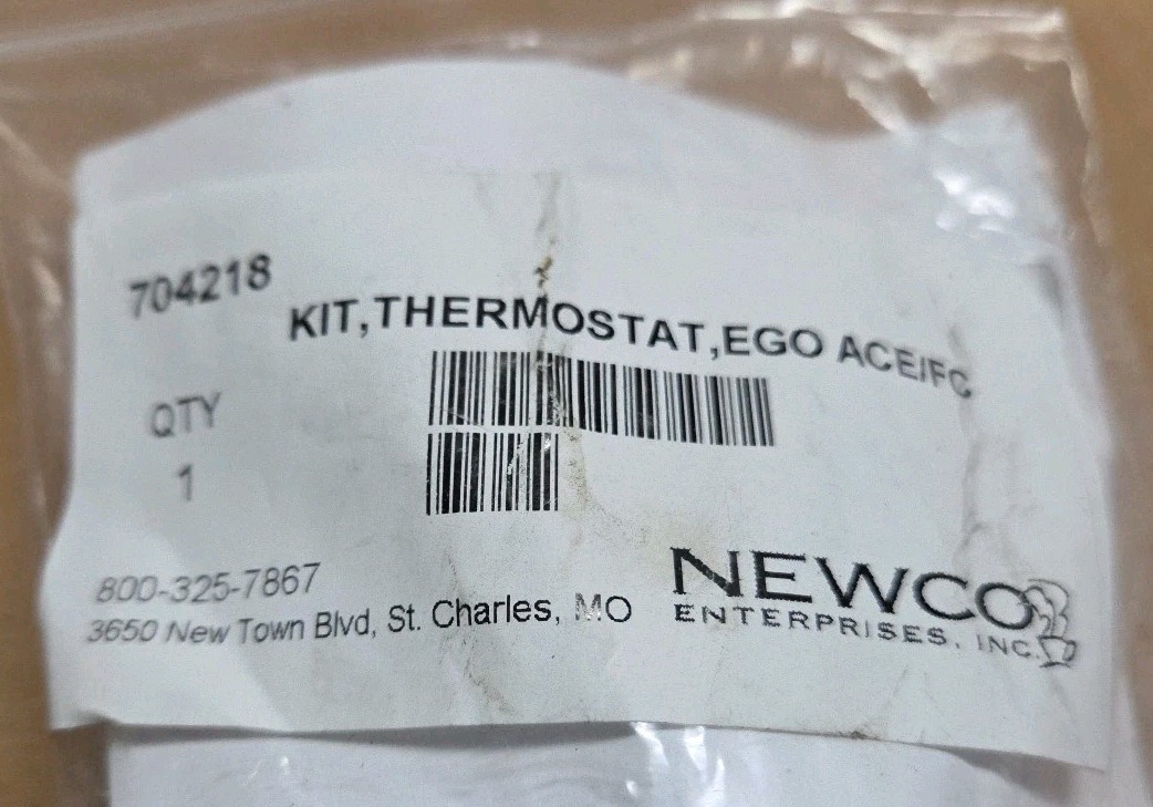 Newco 704218 Thermostat Replacement Kit ACE FC Brewers