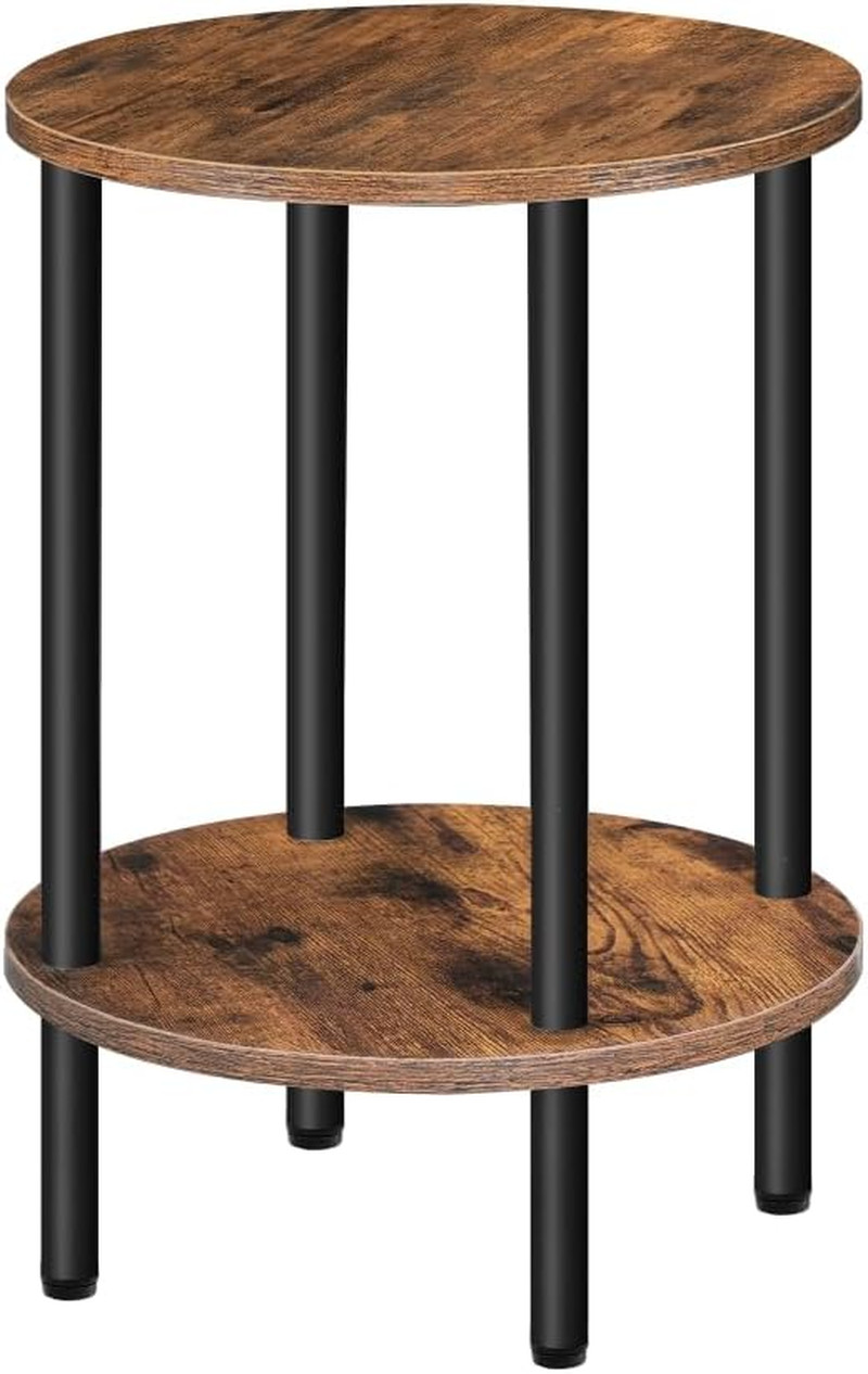 Folding Dining Table and round Side Table,Movable Dining Table, Expandable Kitch