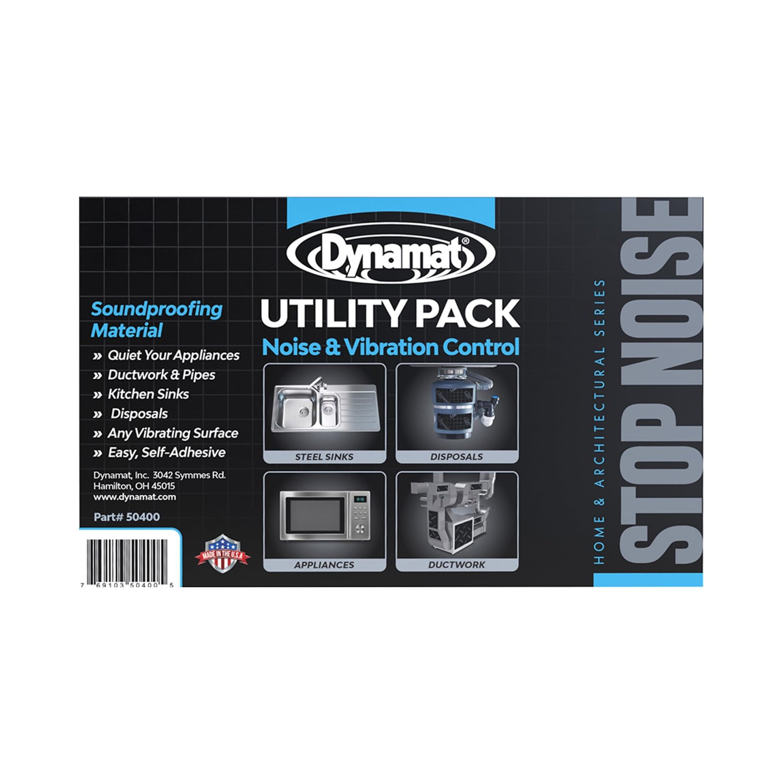 Xtreme Architectural Utility Pak 24 – Sound Deadener Sheets – Black