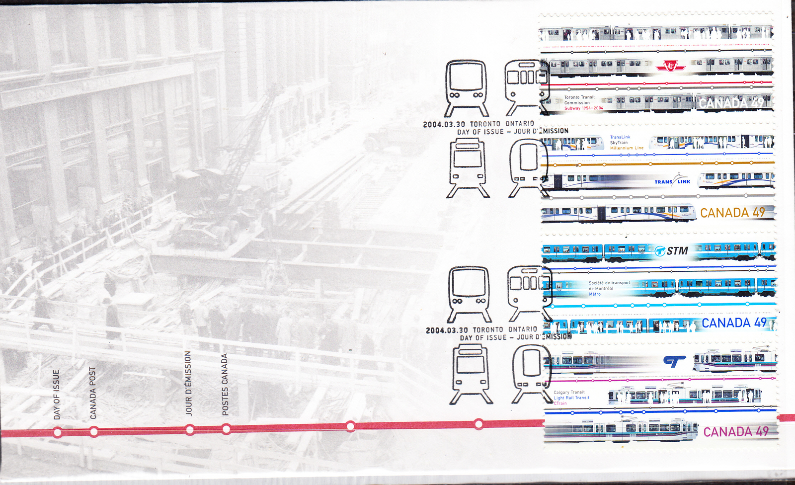 W CANADA 2028-2031a FDC URBAN TRANSIT LIGHT RAIL