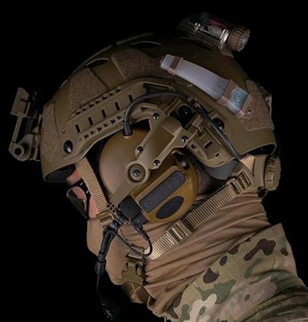 Tactical Helmet Rail Headset Adapter Black